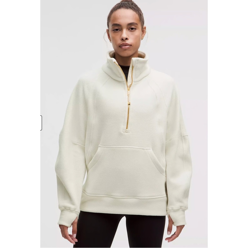 Lululemon Scubba Oversized Fuzzy Fleece Half-Zip Pullover